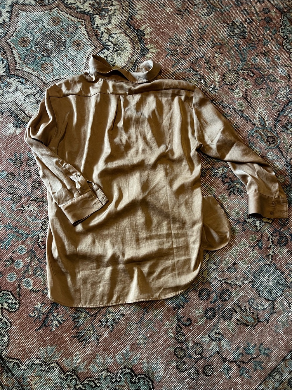 Banana Republic Camel Button-Down Shirt - Picture 5 of 7